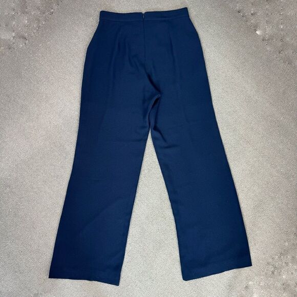 Dress The Population Andreas Wide Leg Pants Navy Blue Large - Picture 9 of 15